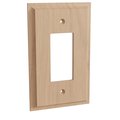 Designs Of Distinction Single Levington Switch Plate - Alder 01450003AL1